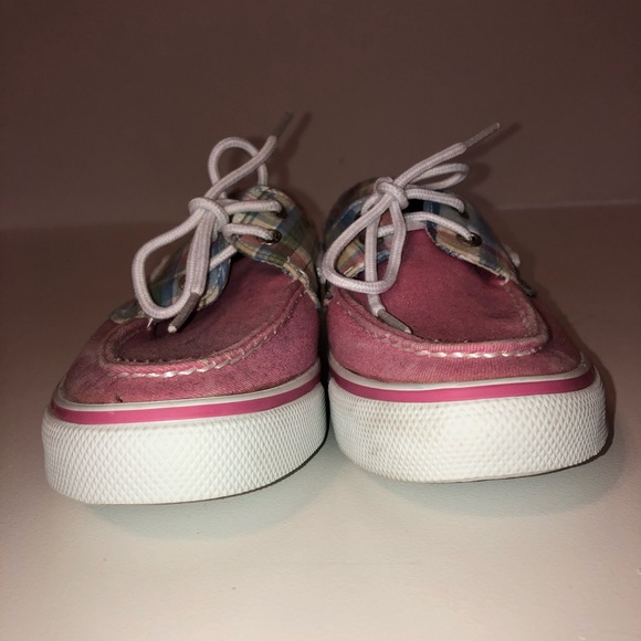 Sperry Top-Sider Pink and Plaid Boat Shoes - Picture 4 of 7